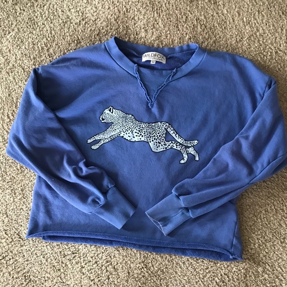 Wildfox Tops - Wildfox cheetah sweatshirt